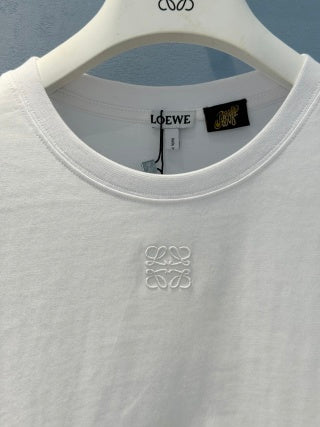 Loewe 25 Bear Embroidered High Waist Short T-shirt Cotton