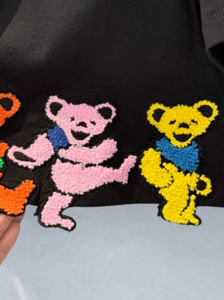 Loewe 25 Bear Embroidered High Waist Short T-shirt Cotton