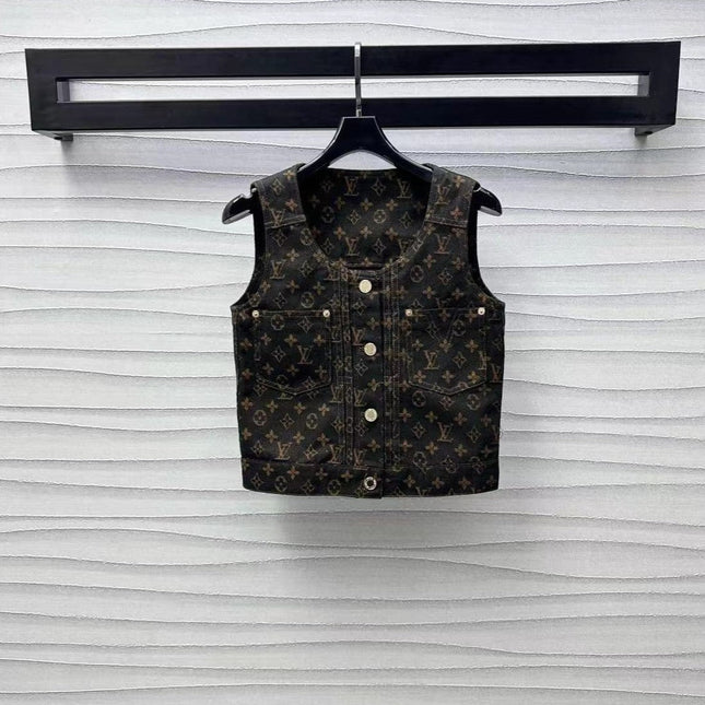 LV Monogram Denim Set
