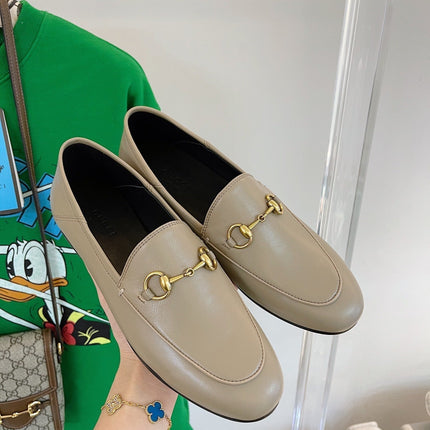 GG LOAFERS MULES BEIGE