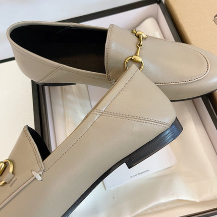 GG LOAFERS MULES BEIGE