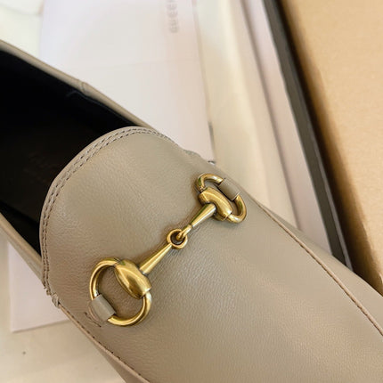 GG LOAFERS MULES BEIGE