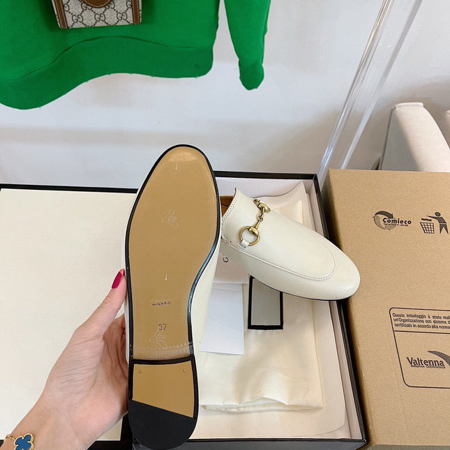 GG SLIPPER MULES WHITE