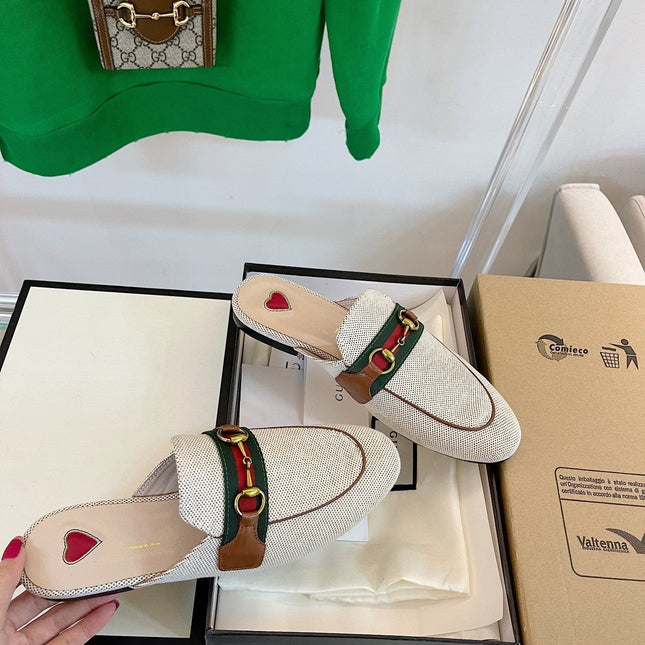 GG SLIPPER PRINCETOWN RED WHITE