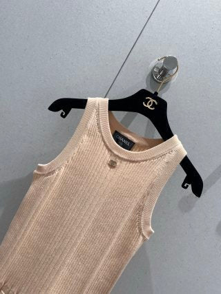 CC 25 Patterned Knitted Vest