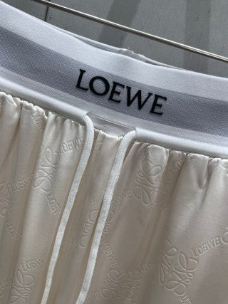 Loewe 25 logo Embossed Trousers Cotton