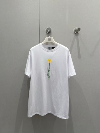 Loewe 25 Floral Round Neck Short-sleeved T-shirt Cotton
