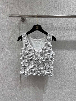 CC 25 Flower Vest Polyester Fiber