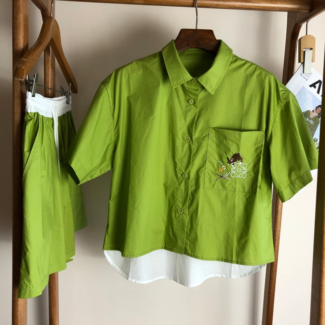 LOEWE SHIRT & SHORTS SET STYLE 148