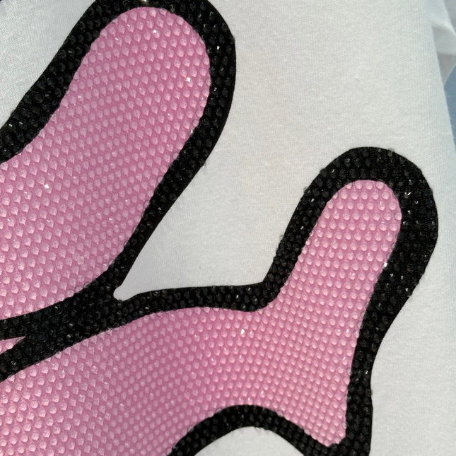 Loewe 25 Pink Bear T-shirt White Cotton