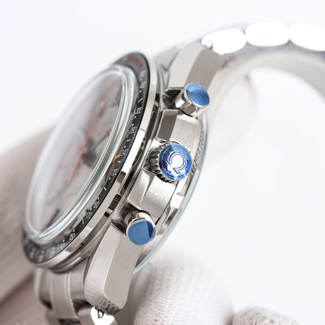 SPEEDMASTER RACING WATCH SILVER CASE