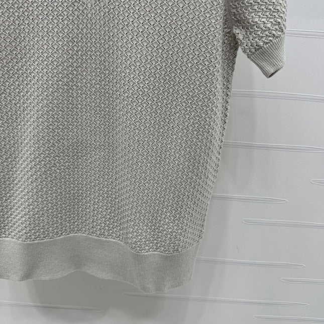 MIUMIU SHORT-SLEEVE KNIT POLO 269487