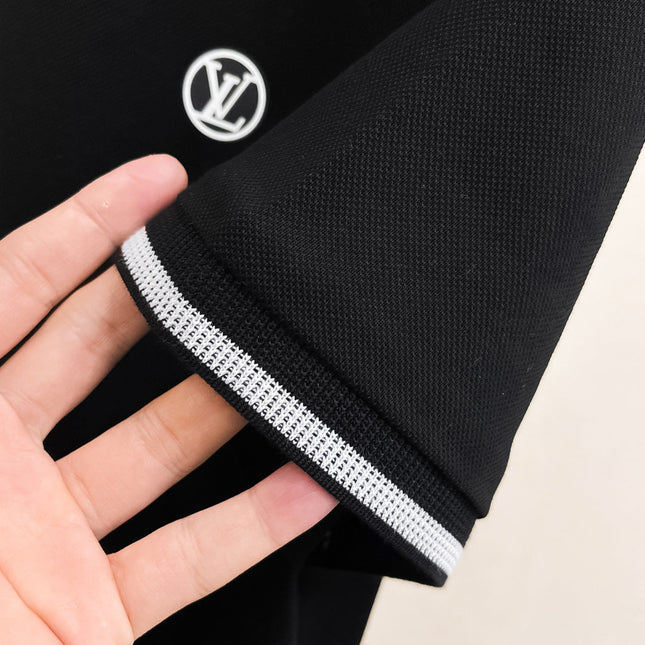 LV POLO BLACK LONG-STAPLE COTTON 238770