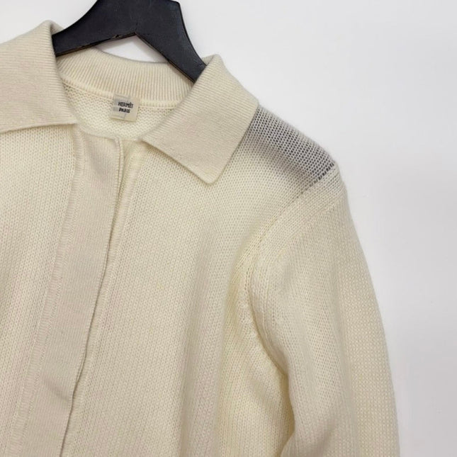HERMES 25S CASHMERE KNIT JACKET 231