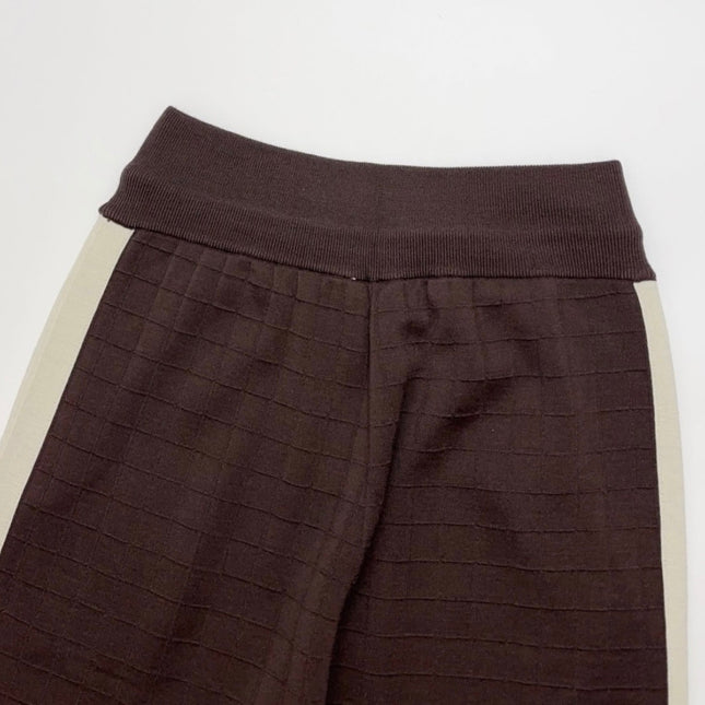 HERMES 25S STRAIGHT-LEG KNIT PANTS 194