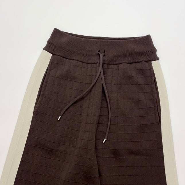 HERMES 25S STRAIGHT-LEG KNIT PANTS 194