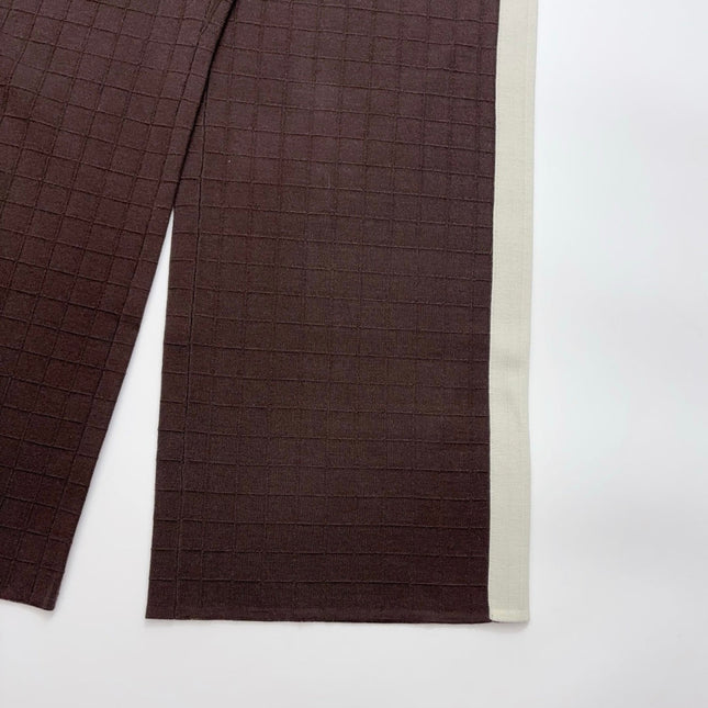 HERMES 25S STRAIGHT-LEG KNIT PANTS 194