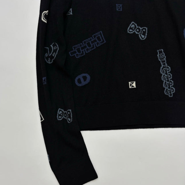 HERMES 25S WOOL-LINED SWEATER 185