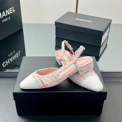 CC SLINGBACK 25S 25 MM IN MULTICOLOR TWEED