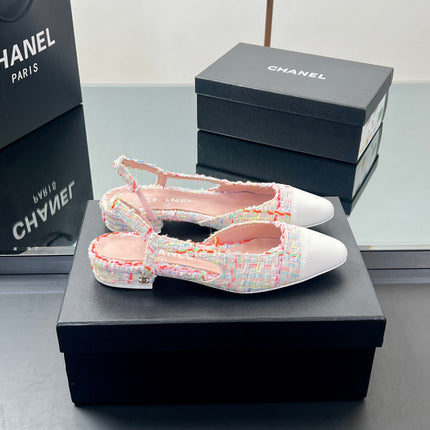 CC SLINGBACK 25S 25 MM IN MULTICOLOR TWEED