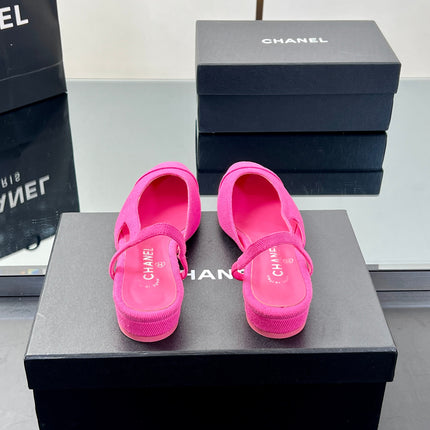 CC SLINGBACK 25S 25 MM IN PINK FABRIC