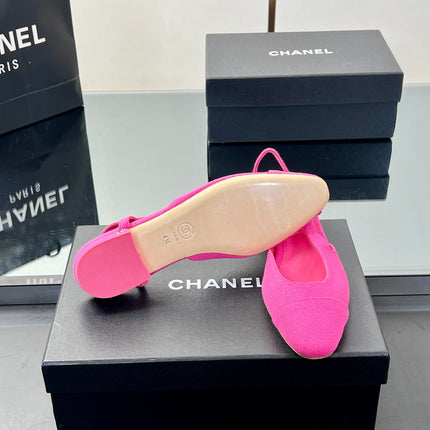 CC SLINGBACK 25S 25 MM IN PINK FABRIC