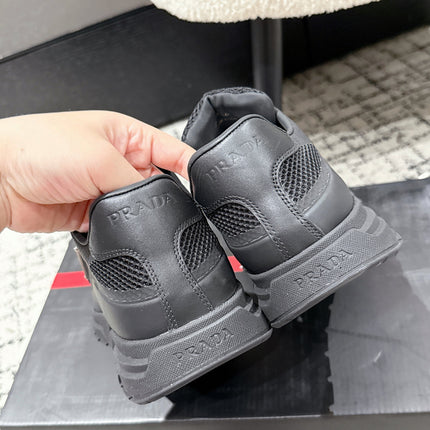PRADA 25S MEN SNEAKERS IN BLACK CANVAS