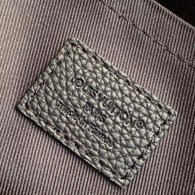 LV 25S NIL MESSENGER BAG 25 IN DAMOFLAGE BLACK CALFSKIN