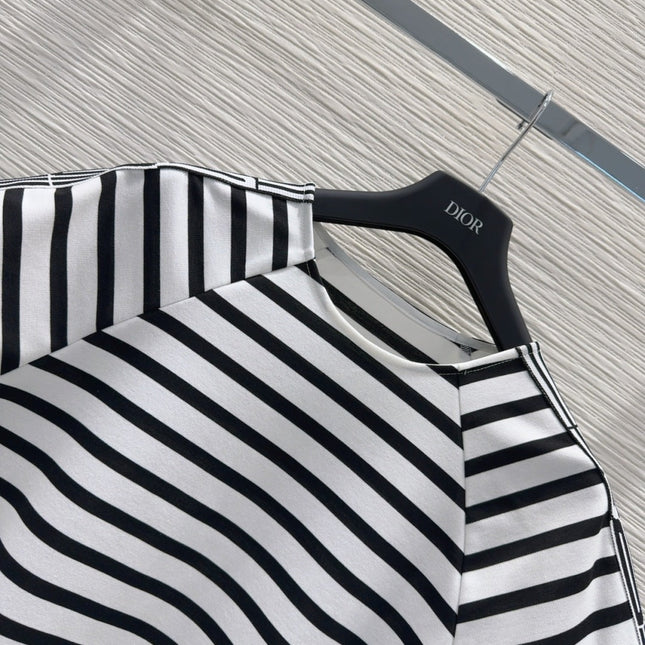 DIOR 25S STRIPED DRESS STYLE 159