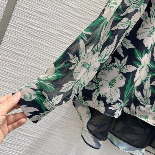 Loewe 2025 Floral Shirt Polyester Fiber