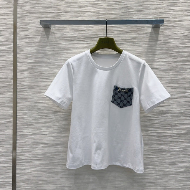 GUCCI CROPPED TOP AND MINI SKIRT SET STYLE 126