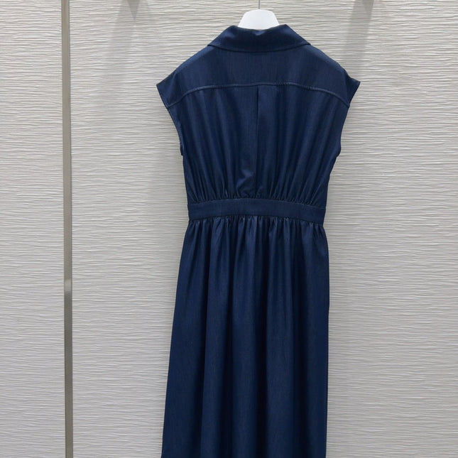 Loewe 2025 Denim Dress Blue Cotton