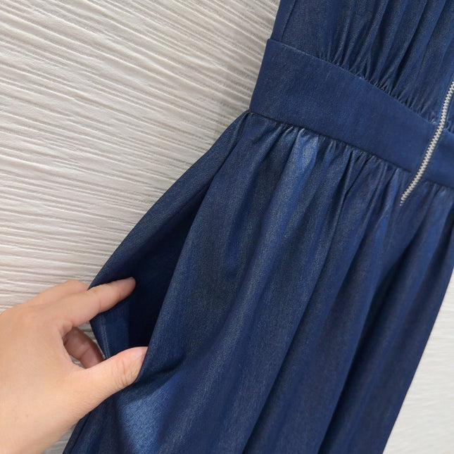 Loewe 2025 Denim Dress Blue Cotton