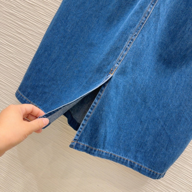 Loewe 2025 Dress Blue Denim Cotton