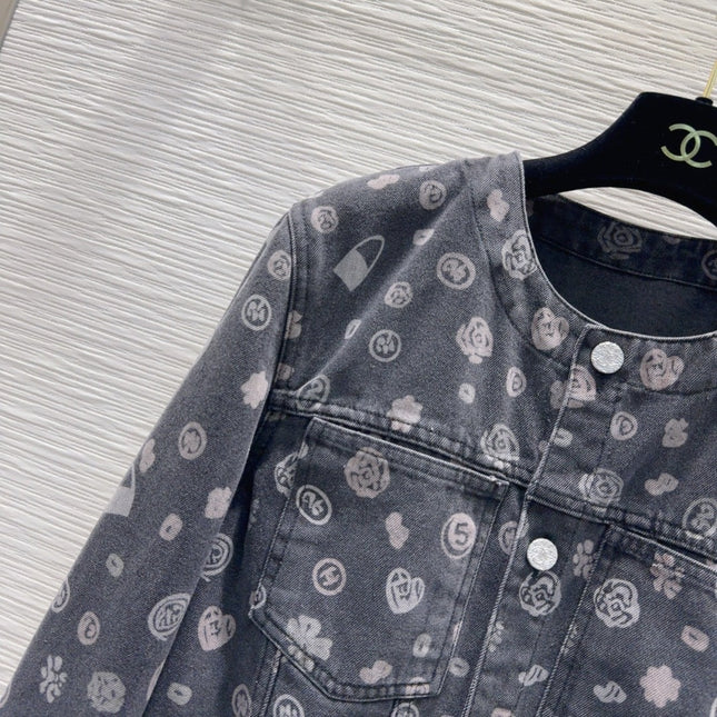 CC 25 Short Jacket Black Cotton