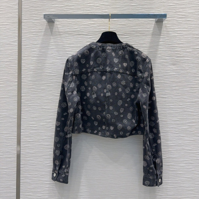 CC 25 Short Jacket Black Cotton