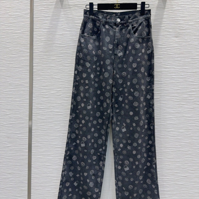 CC 25 Jeans Black Cotton