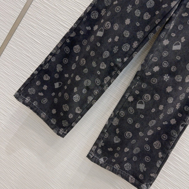 CC 25 Jeans Black Cotton