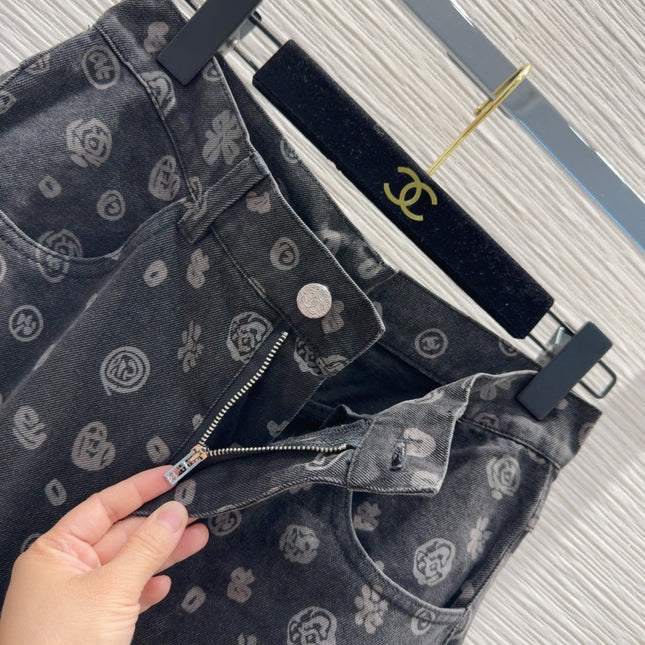 CC 25 Jeans Black Cotton