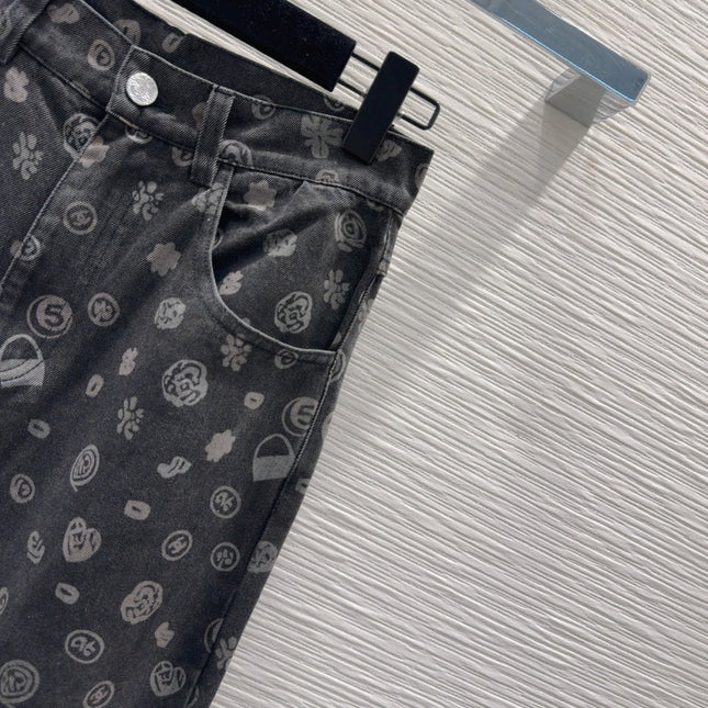 CC 25 Jeans Black Cotton