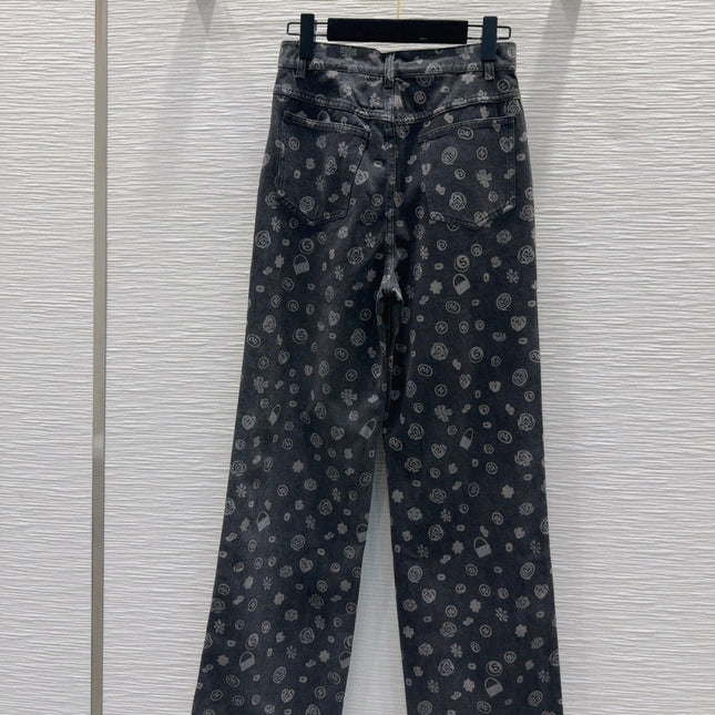 CC 25 Jeans Black Cotton