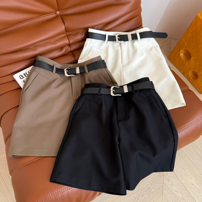 Loewe Short With Belt Polyester Fiber