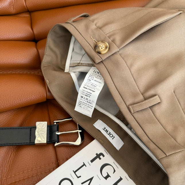 Loewe Short With Belt Polyester Fiber