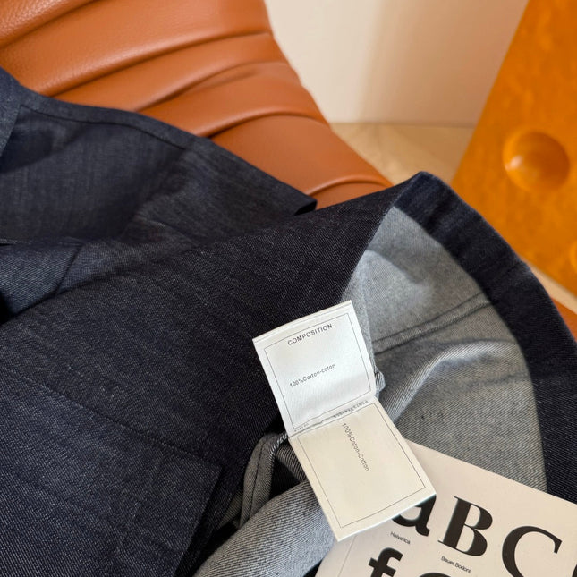 CC 25 Double C Denim Dress Blue Cotton