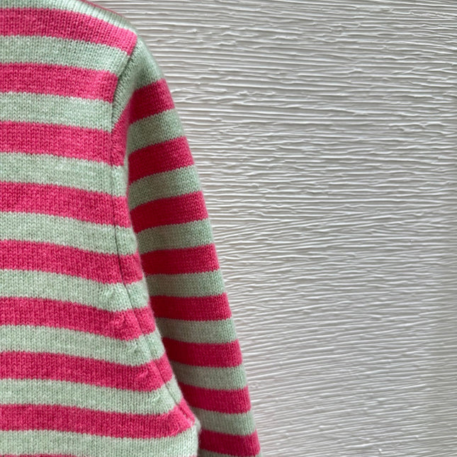 Chanel Cardigan Pink mix Gray Cachemire 232766