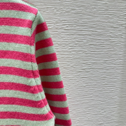 Chanel Cardigan Pink mix Gray Cachemire 232766