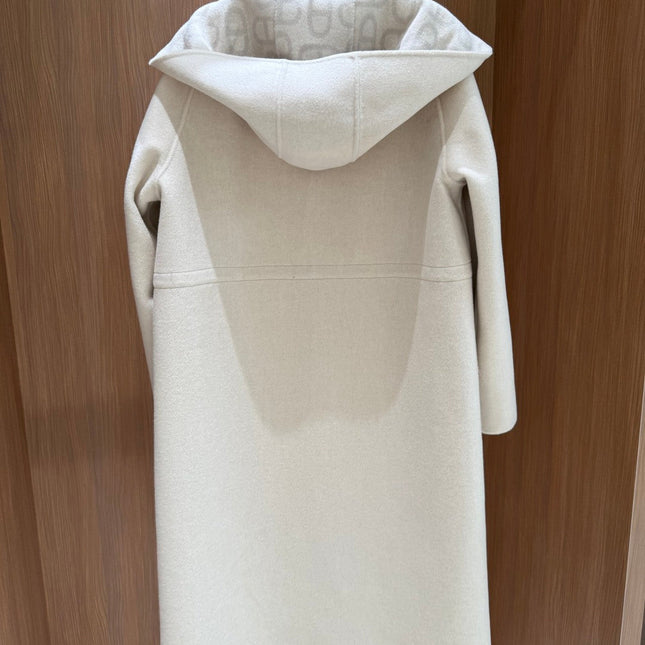 HERMES 25S CASHMERE COAT 195