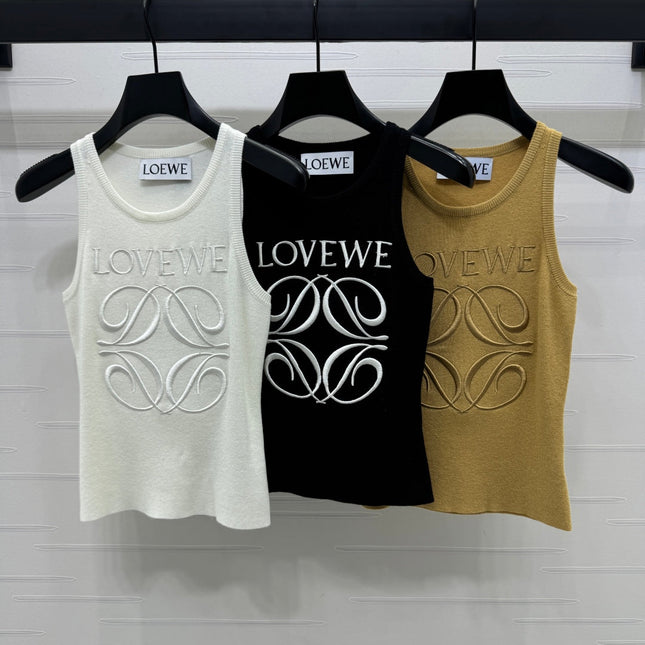 Loewe 25 Tank Top Wool with Tencel 232629