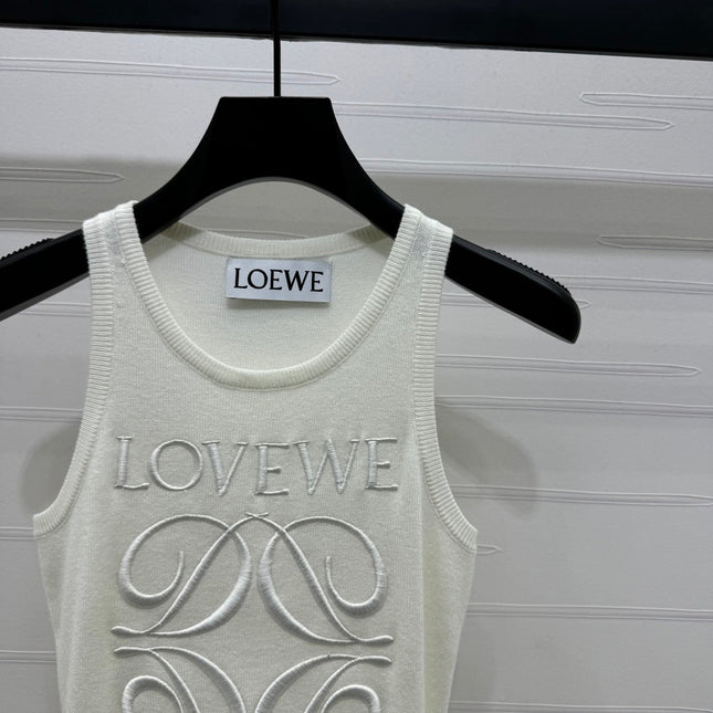 Loewe 25 Tank Top Wool with Tencel 232629