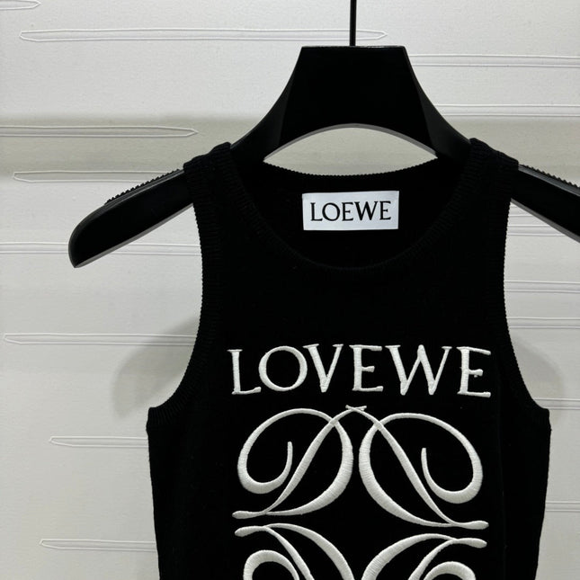 Loewe 25 Tank Top Wool with Tencel 232629